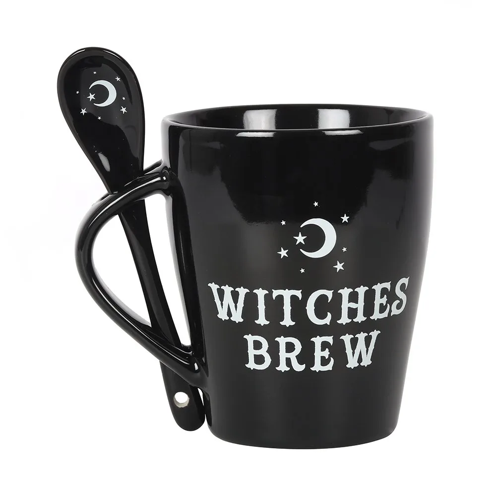Witches Brew Mug and Spoon Set Witches Brew Mug and Spoon Set