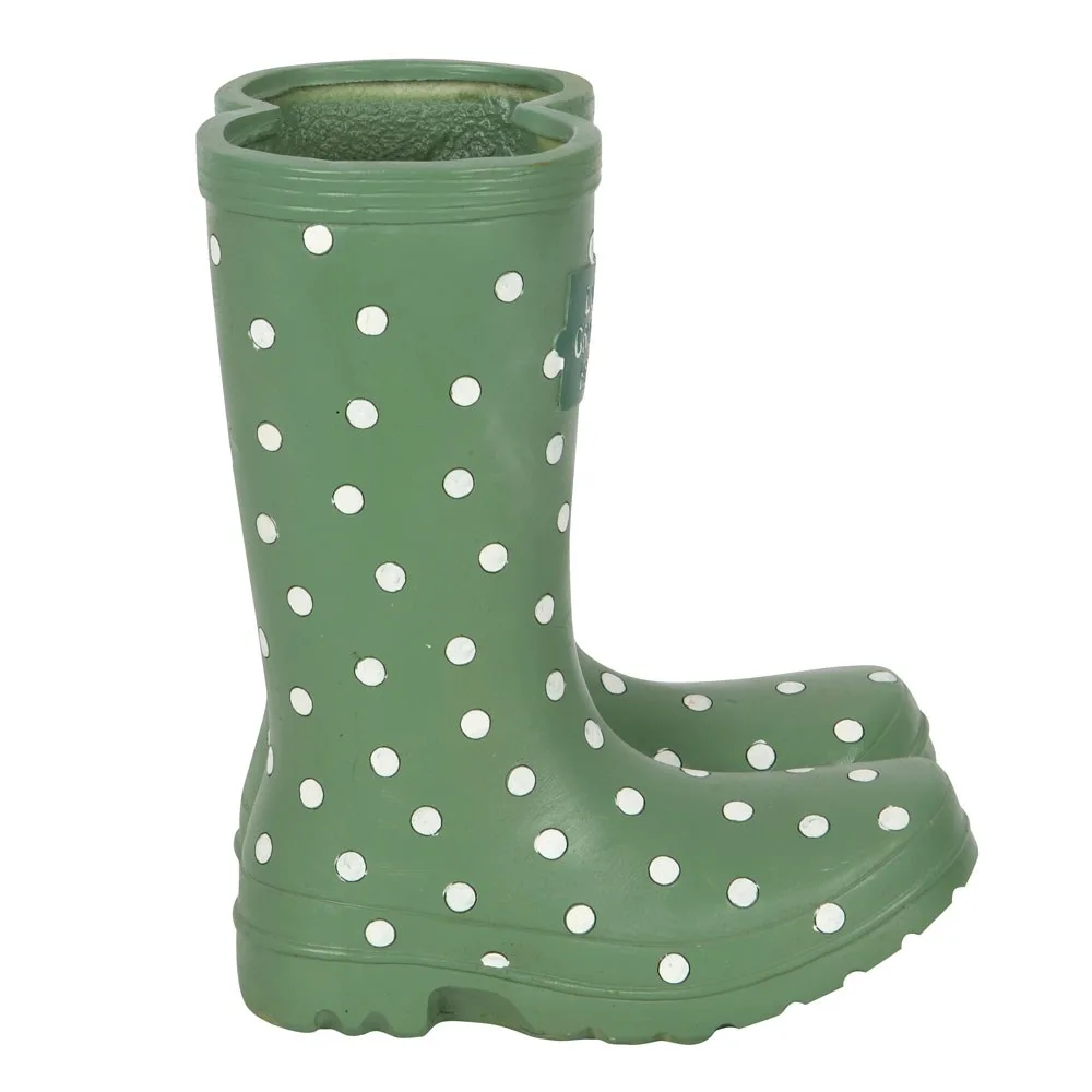 Light Green Welly Boot Planter - Image 3
