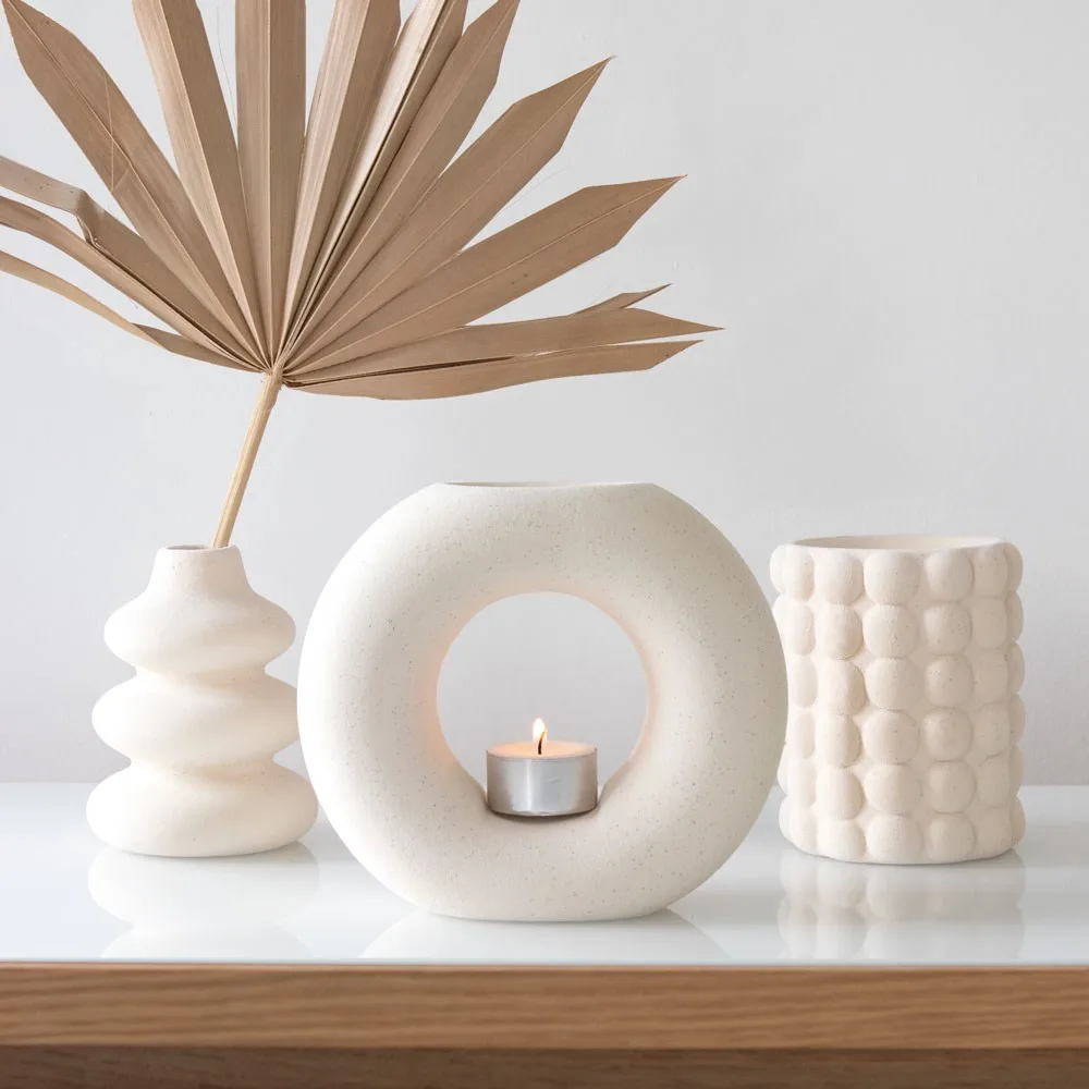 Cream Speckle Bubble Oil Burner and Wax Warmer, photo 6 of 6
