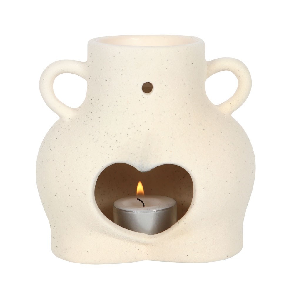 Cream Speckle Bum Oil Burner Cream Speckle Bum Oil Burner