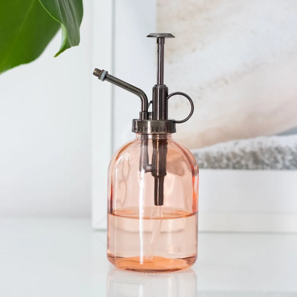 Pink Minimalist Glass Plant Mister Pink Minimalist Glass Plant Mister