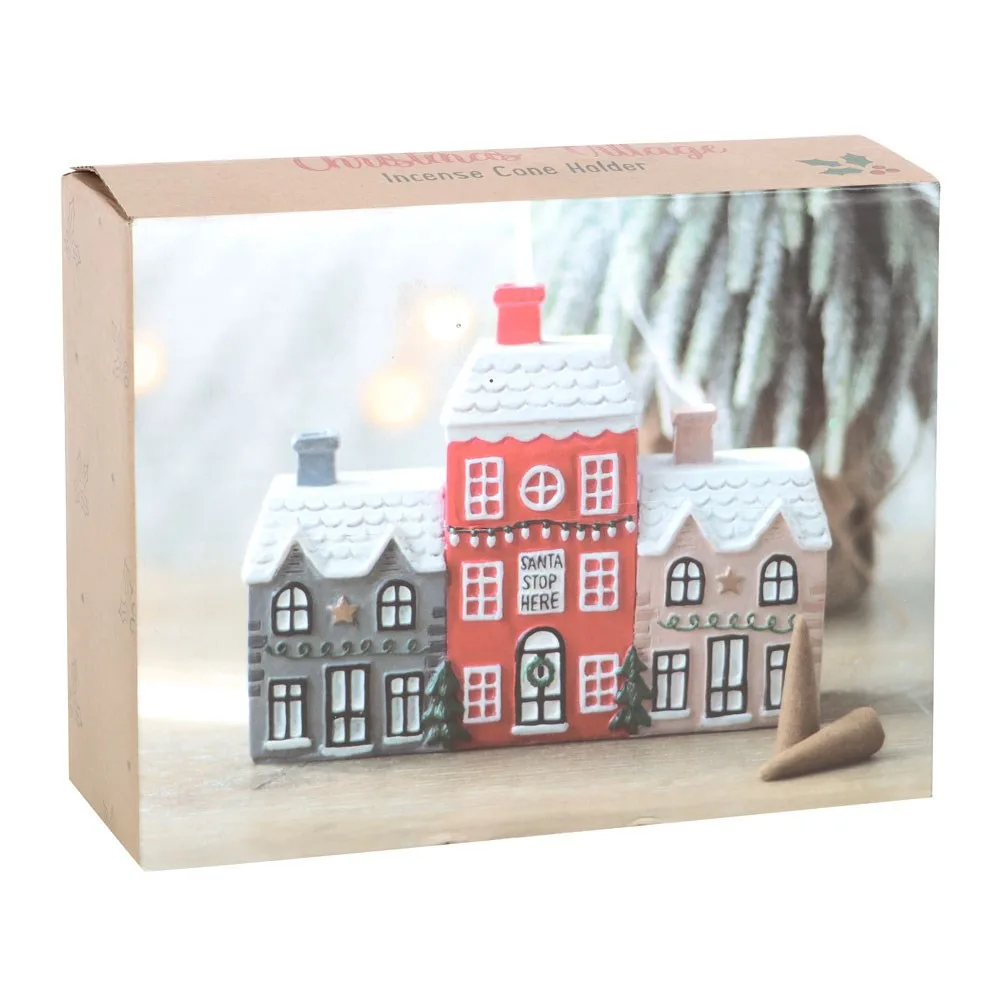 Christmas Village Incense Cone Holder - Image 5