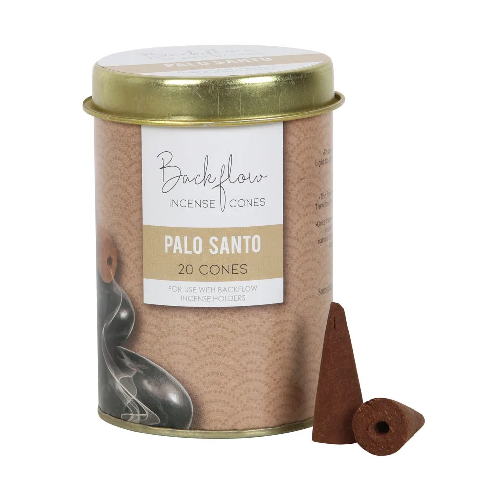 6 Tins of Elements Palo Santo Jumbo Backflow Cones - Image 2