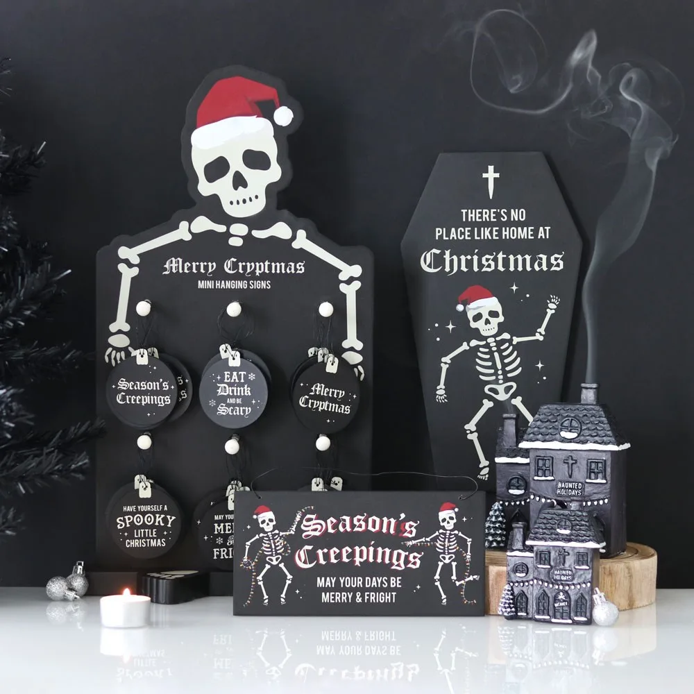 Haunted Holiday House Resin Christmas Decoration - Image 5