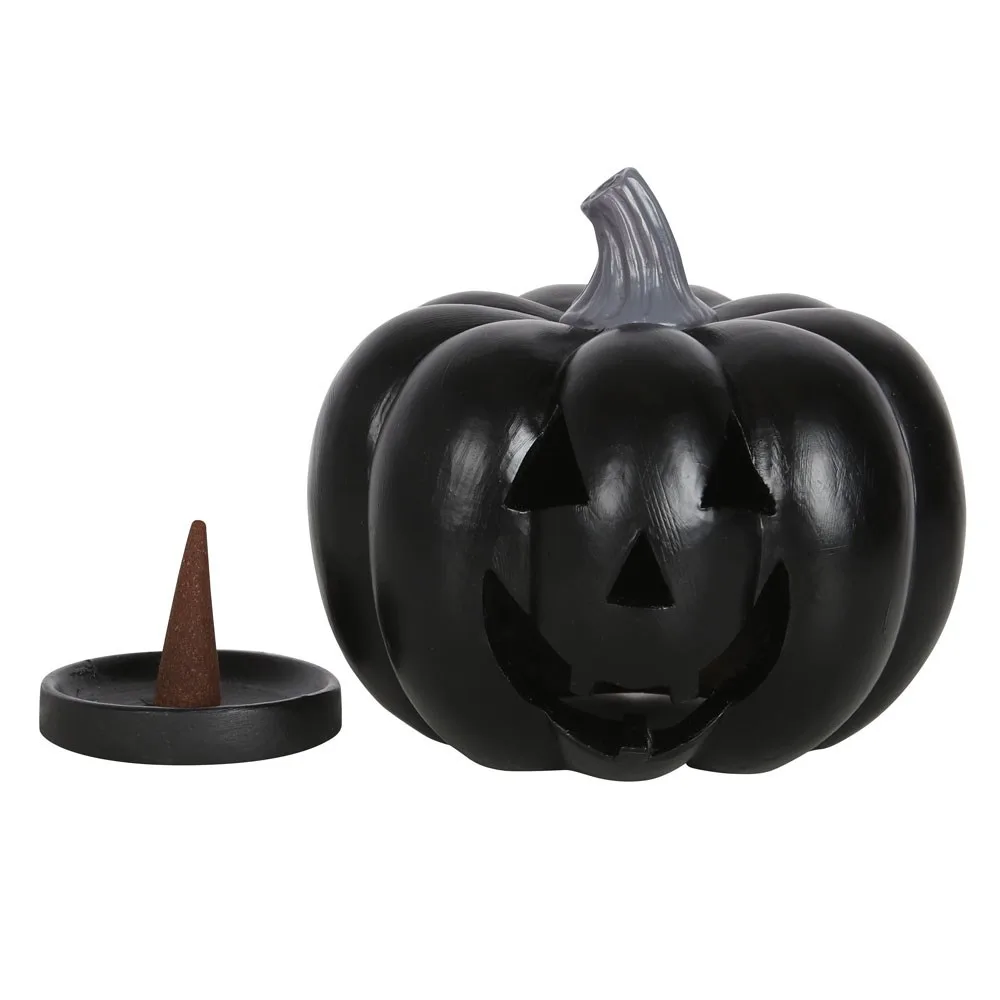 Black Pumpkin Incense Cone Holder, photo 3 of 4