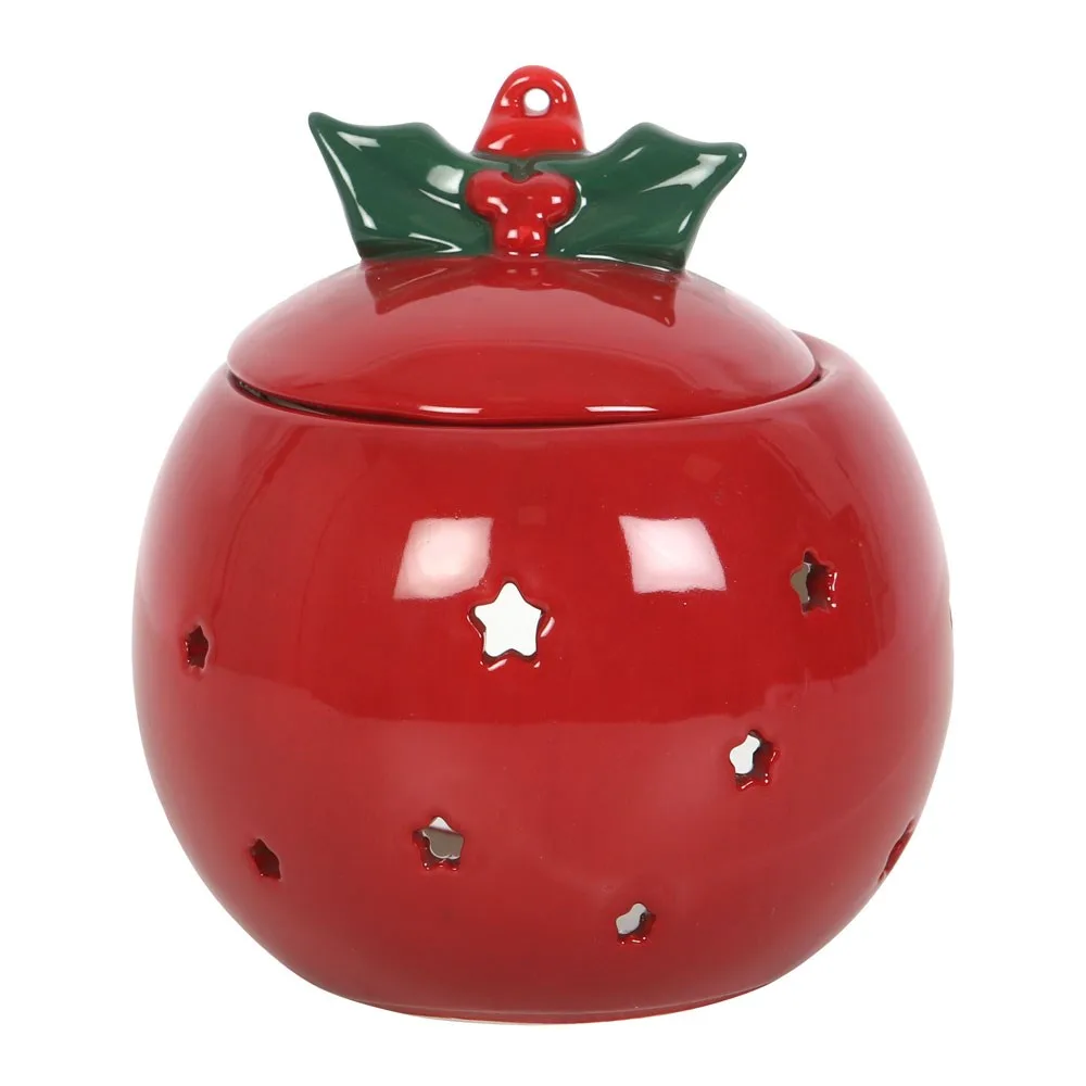 Red Bauble Oil Burner - Image 2