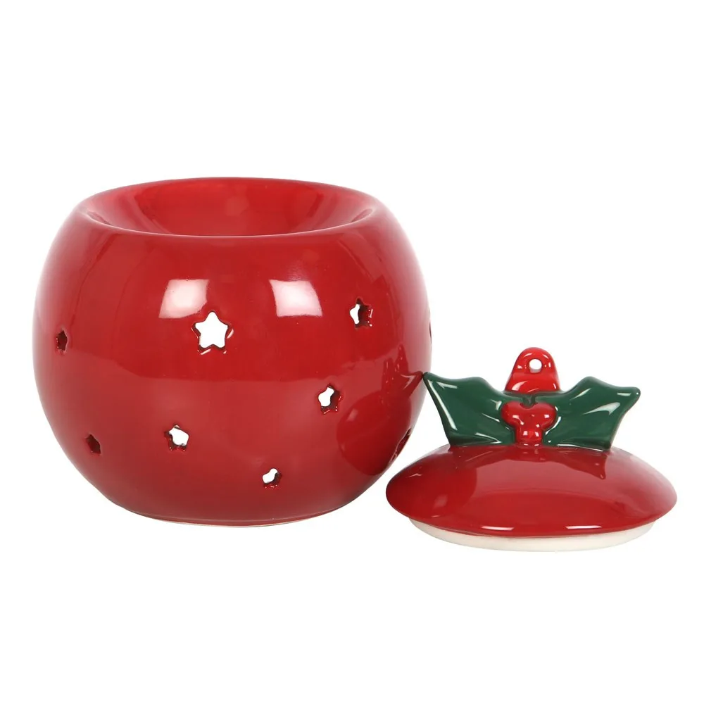 Red Bauble Oil Burner - Image 3