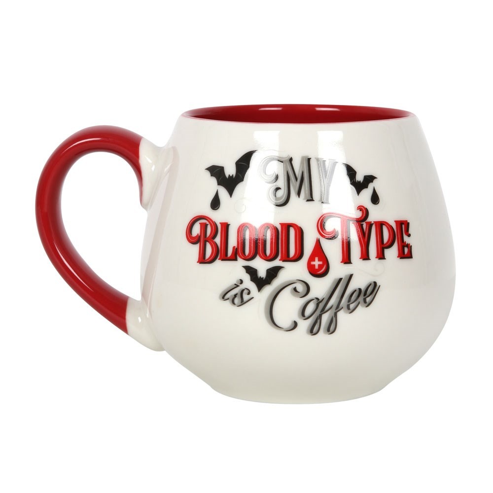 My Blood Type is Coffee Rounded Mug My Blood Type is Coffee Rounded Mug
