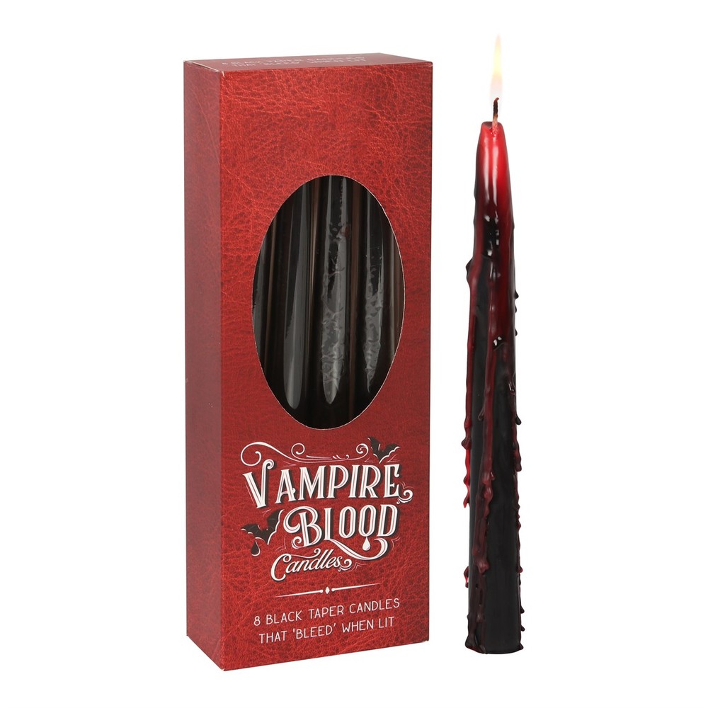 Set of 8 Vampire Blood Taper Candles Set of 8 Vampire Blood Taper Candles