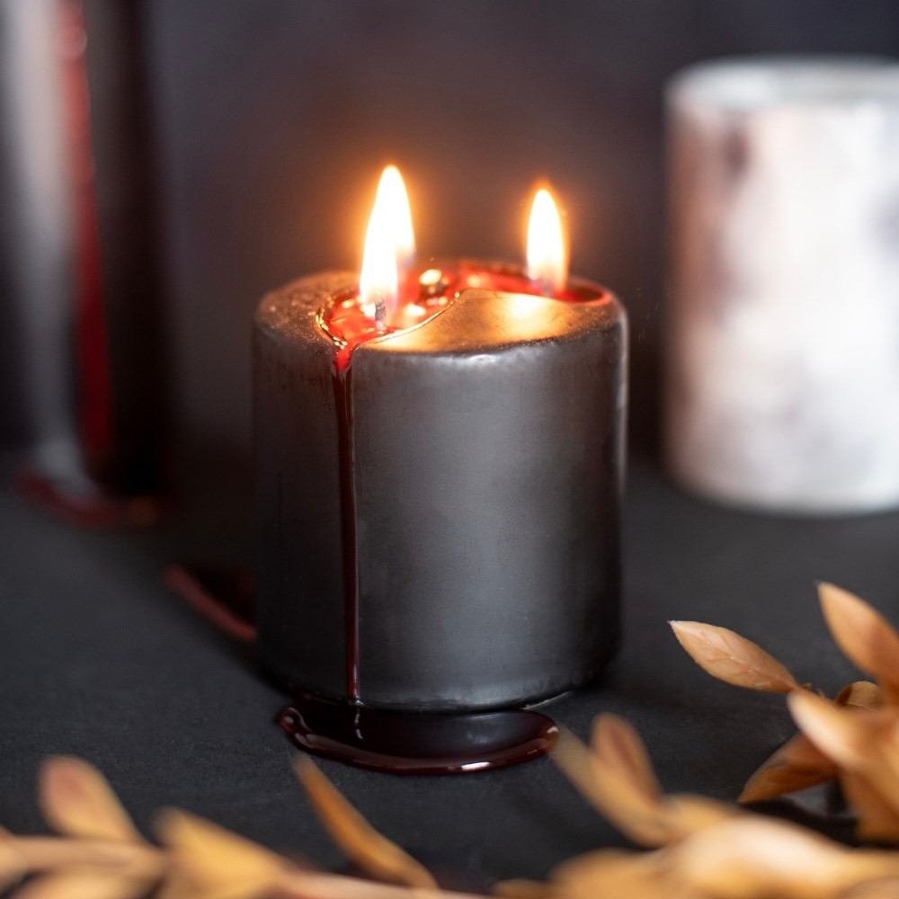 Small Vampire Blood Pillar Candle Small Vampire Blood Pillar Candle