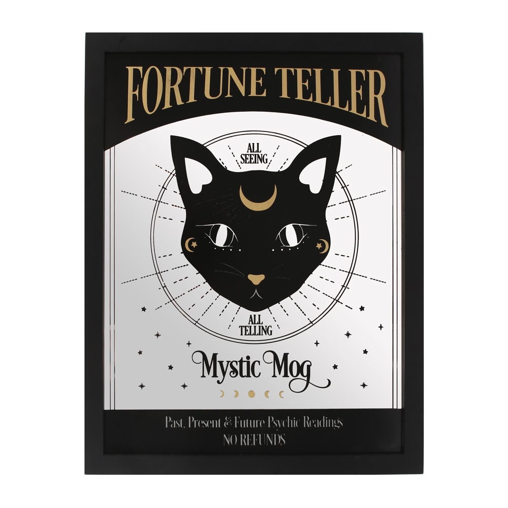 Mystic Mog Mirrored Wall Hanging Mystic Mog Mirrored Wall Hanging