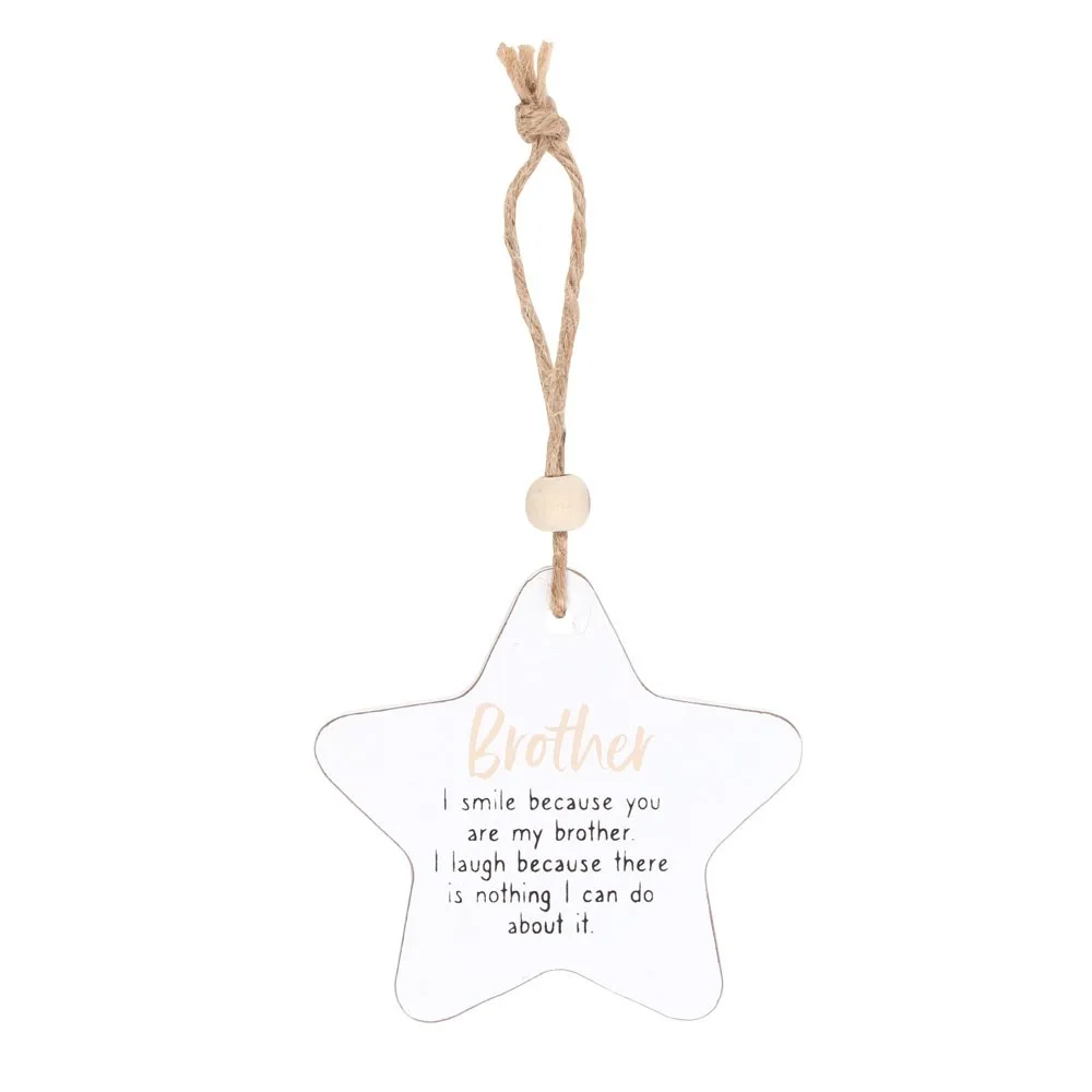 Brother Hanging Star Sentiment Sign Brother Hanging Star Sentiment Sign
