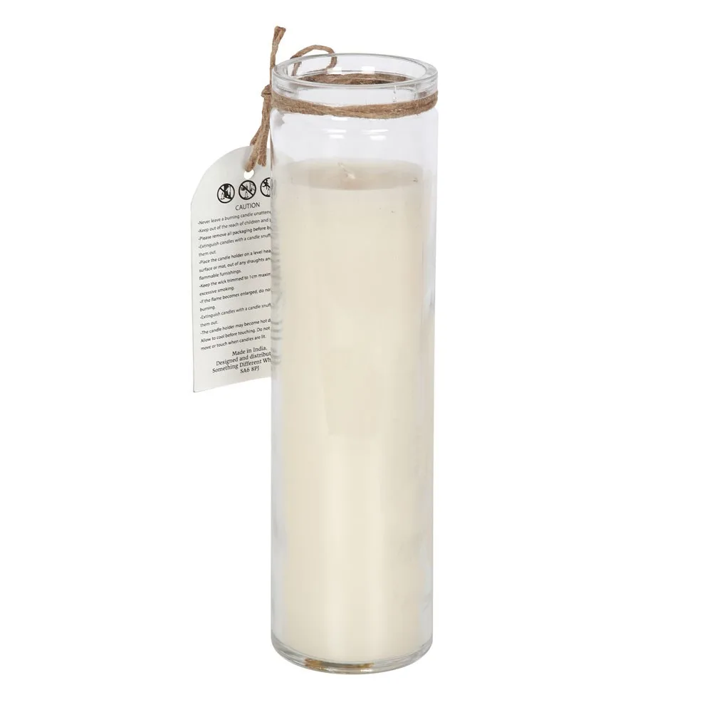 Coconut Moon Phase Candle in Glass Tube - Image 2
