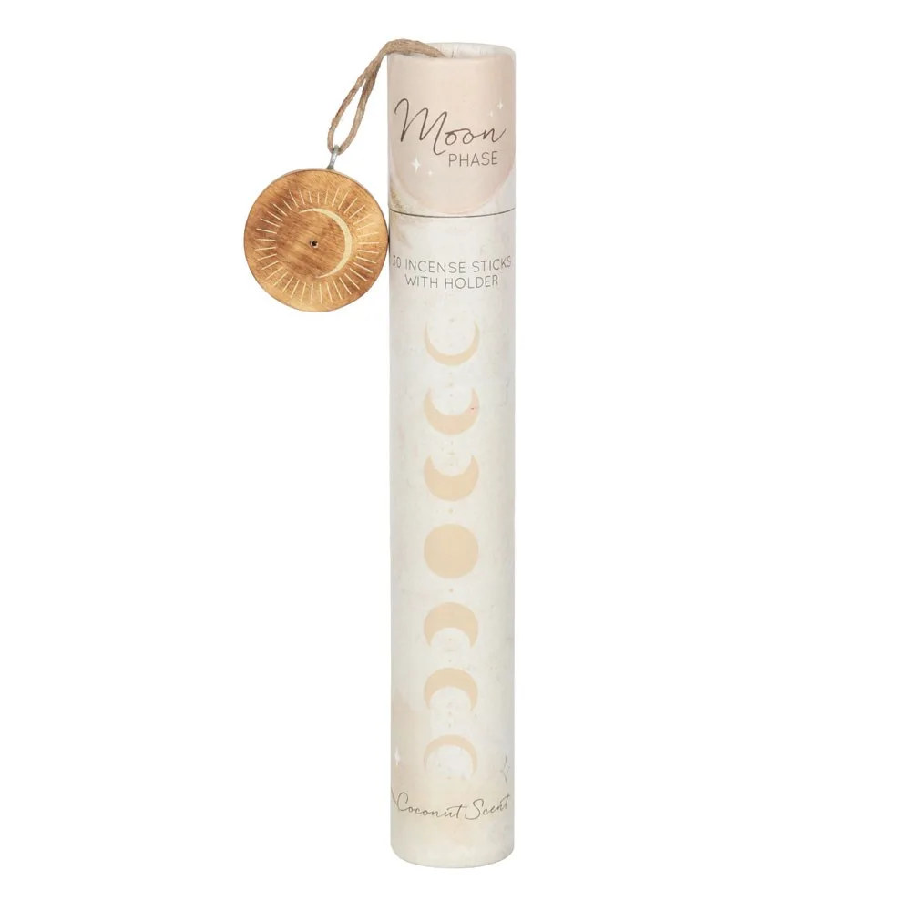 Set of 12 Moon Phase Coconut Incense Stick Gift Sets - Image 3