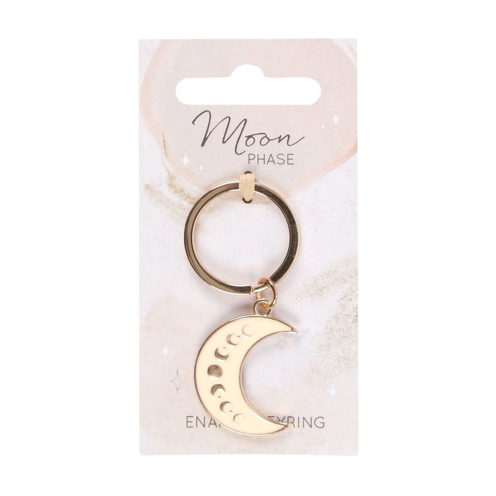 Moon Phase Crescent Enamel Keyring Moon Phase Crescent Enamel Keyring