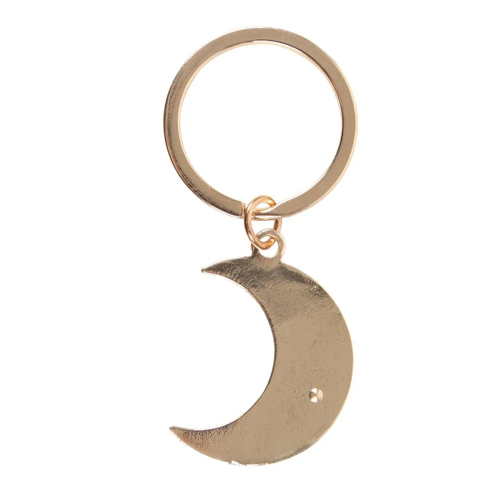 Moon Phase Crescent Enamel Keyring - Image 3