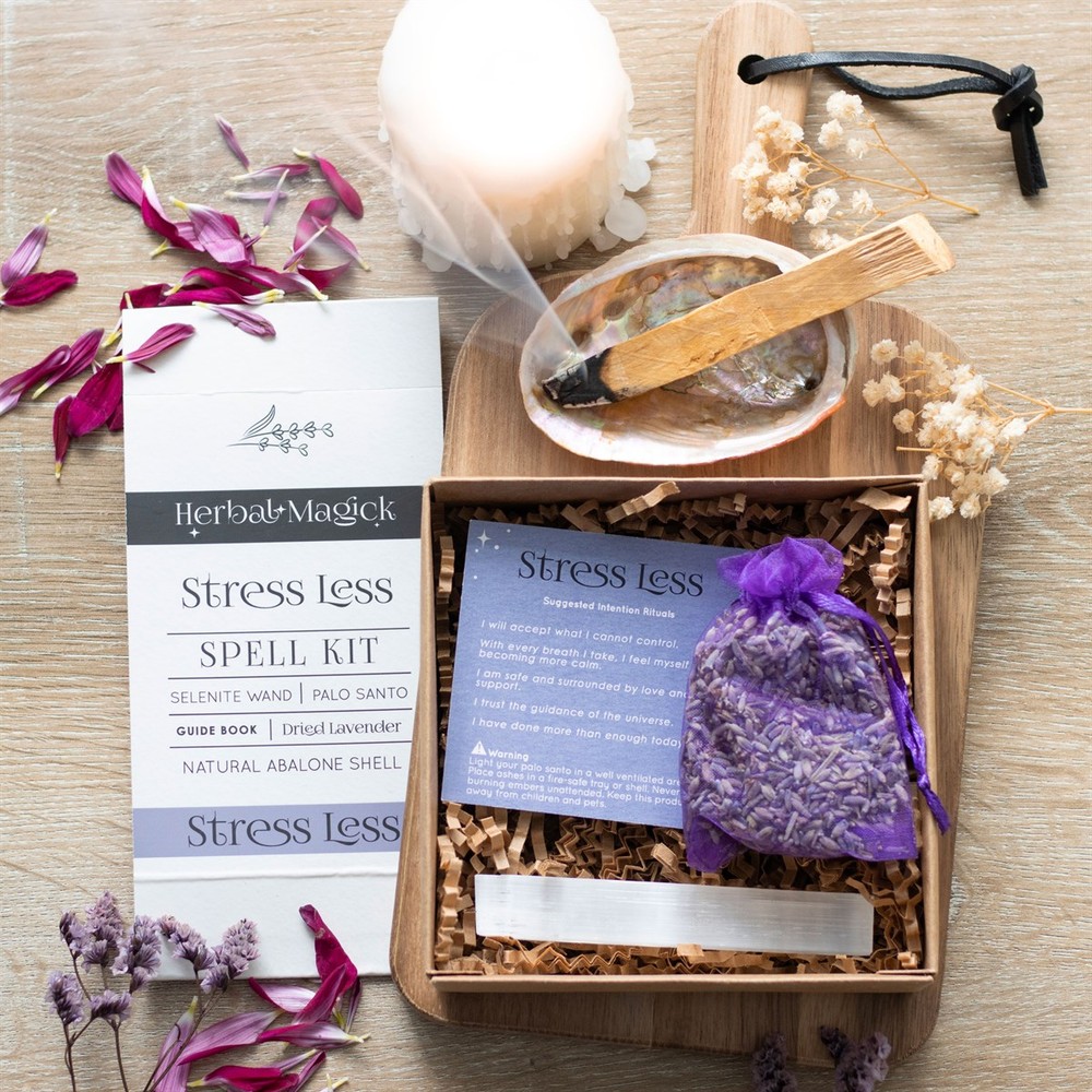 Herbal Magick Stress Less Spell Kit Herbal Magick Stress Less Spell Kit