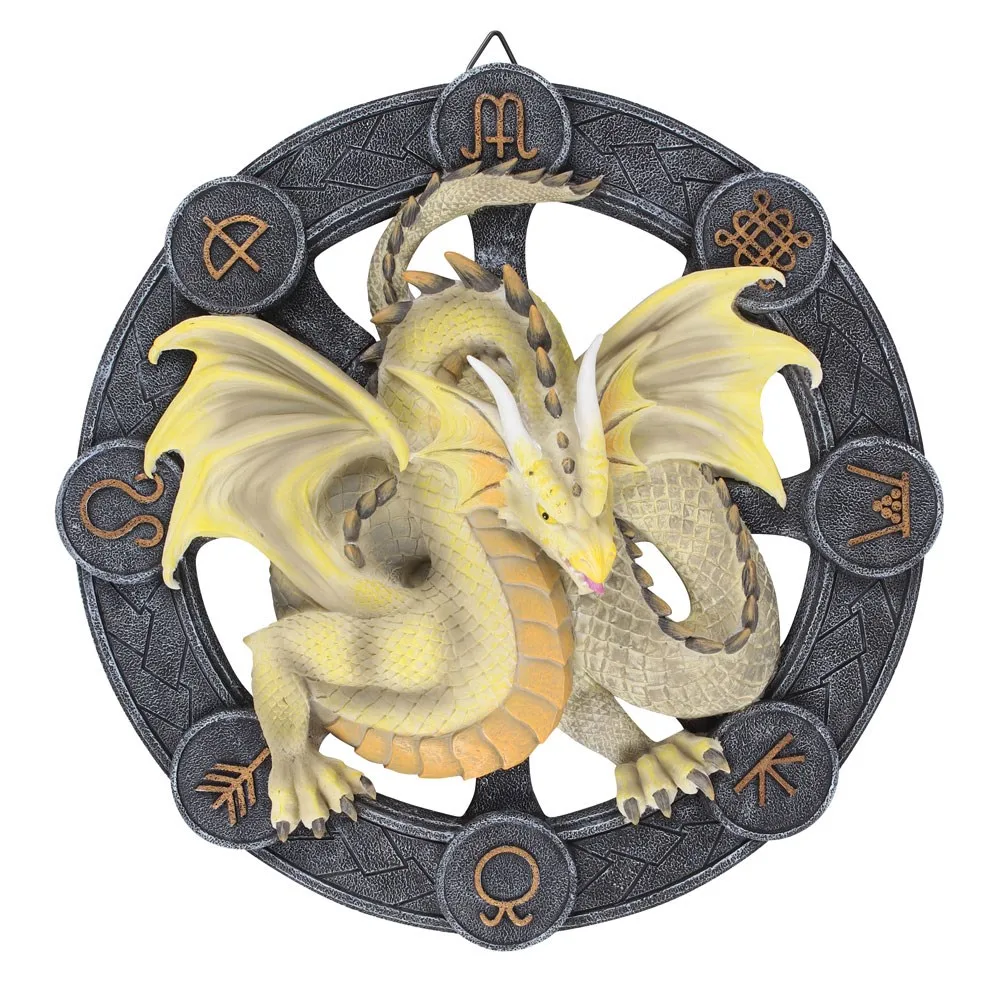 Mabon Dragon Resin Wall Plaque by Anne Stokes Mabon Dragon Resin Wall Plaque by Anne Stokes