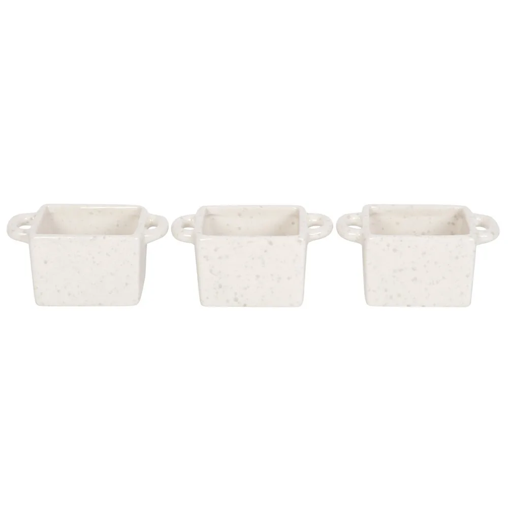 Set of 3 Ceramic Christmas Snack Bowls - Image 3