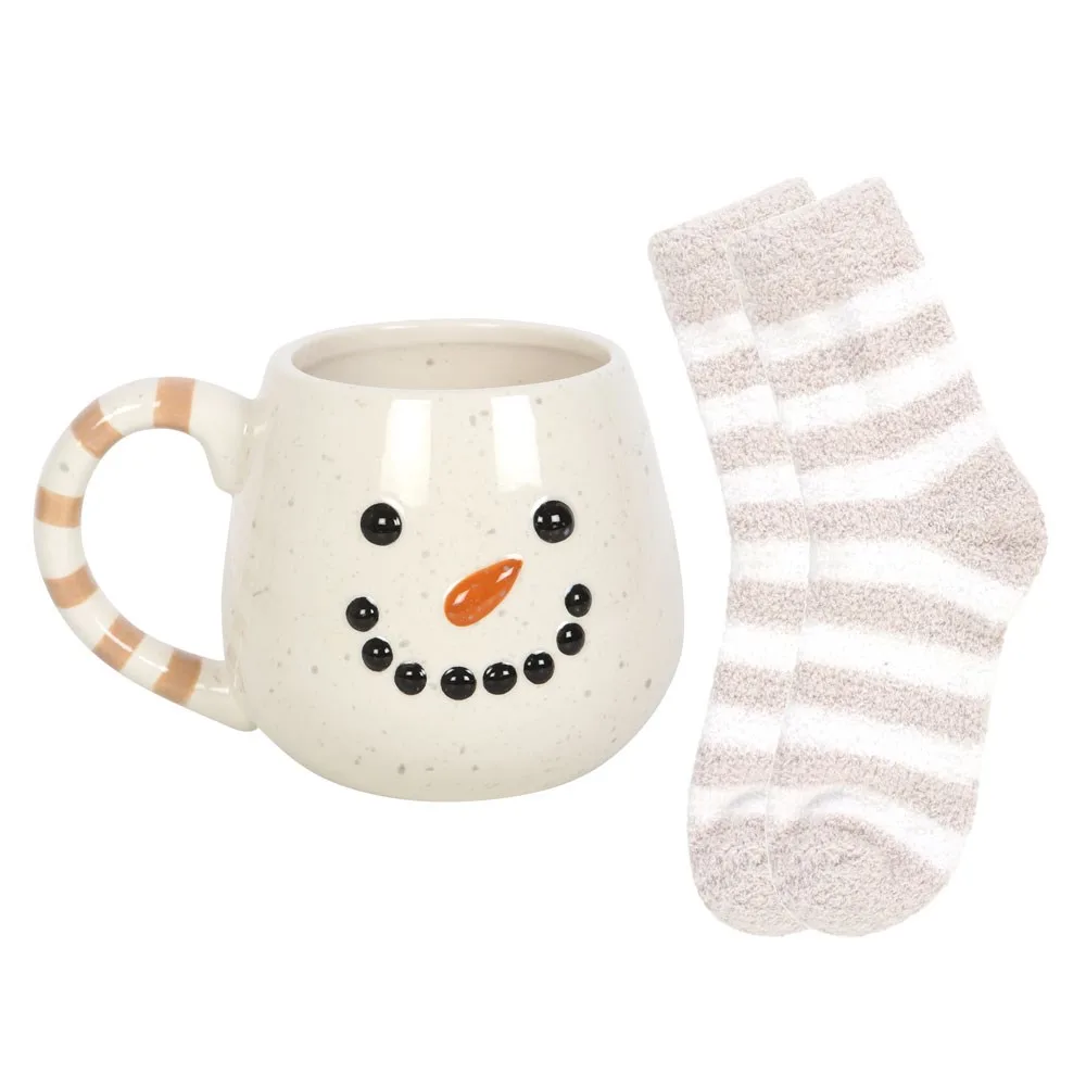 Snowman Mug and Socks Set - Image 4