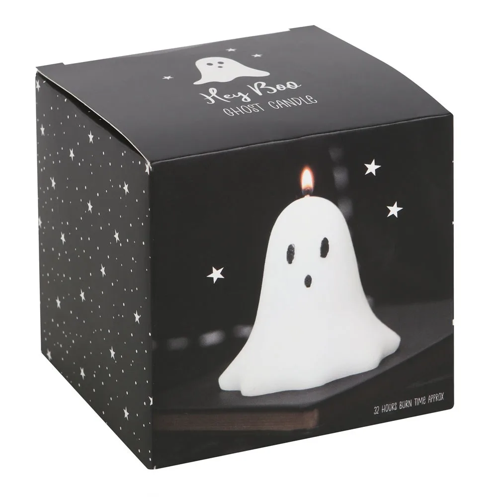10cm Unscented Ghost Candle - Image 5