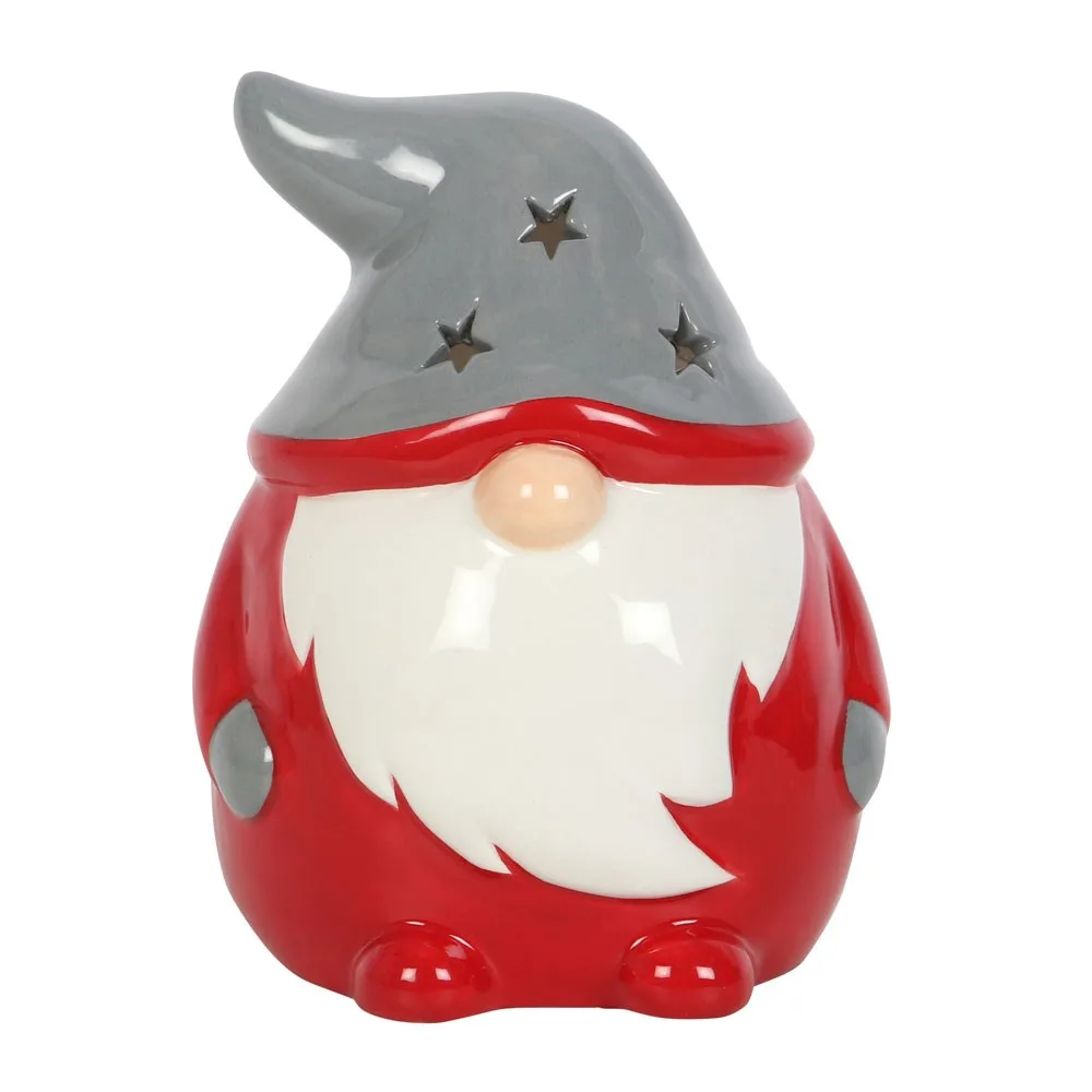 Red and Grey Gonk Tealight Holder - Image 2