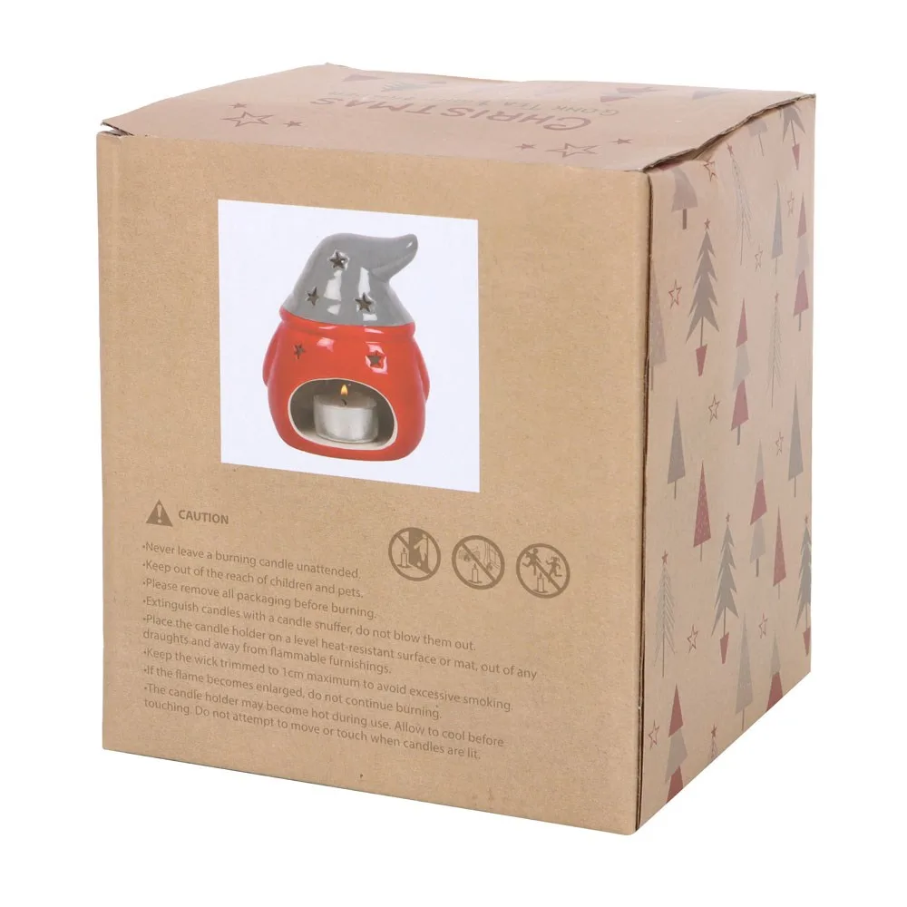 Red and Grey Gonk Tealight Holder - Image 7