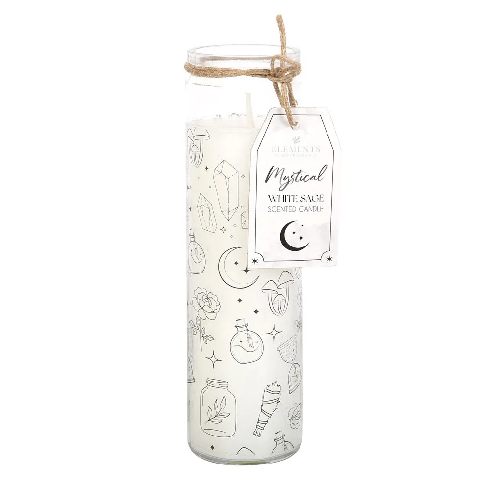 Mystical White Sage Tube Candle, photo 2 of 5