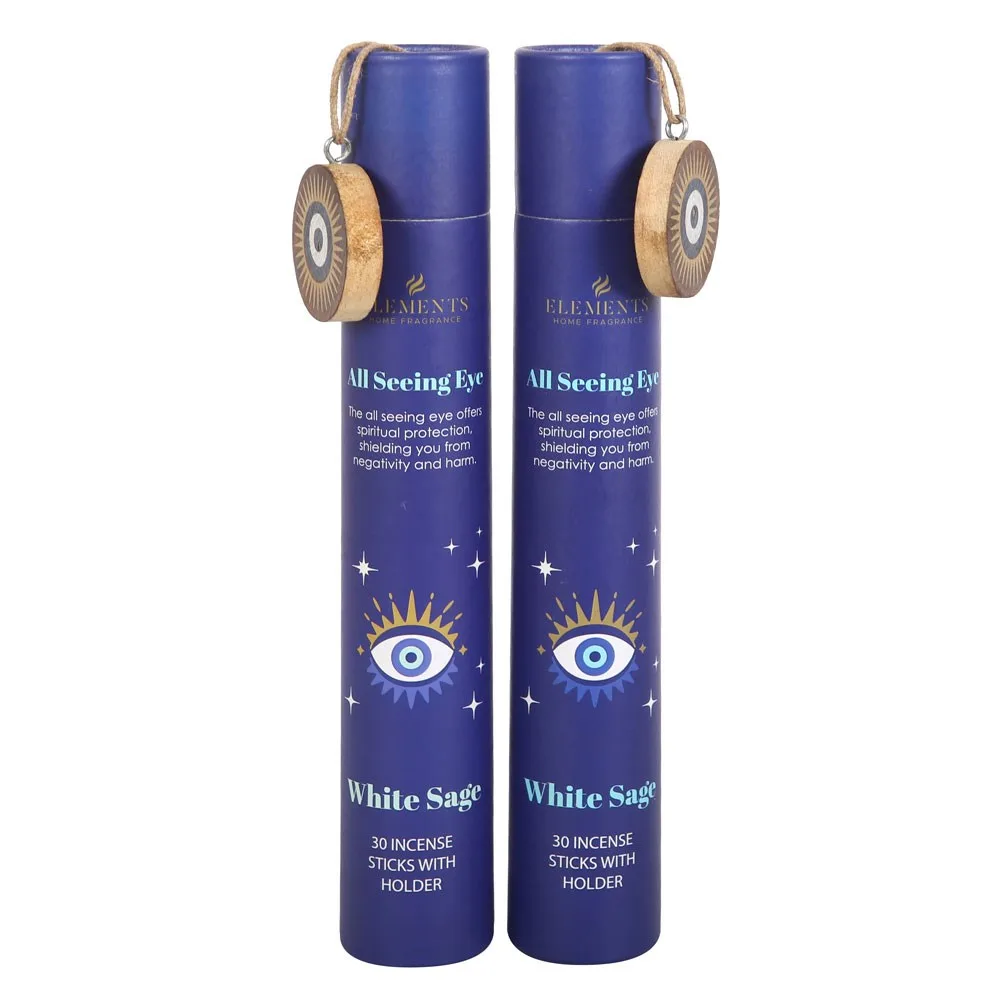 Set of 12 All Seeing Eye White Sage Incense Stick Gift Sets Set of 12 All Seeing Eye White Sage Incense Stick Gift Sets