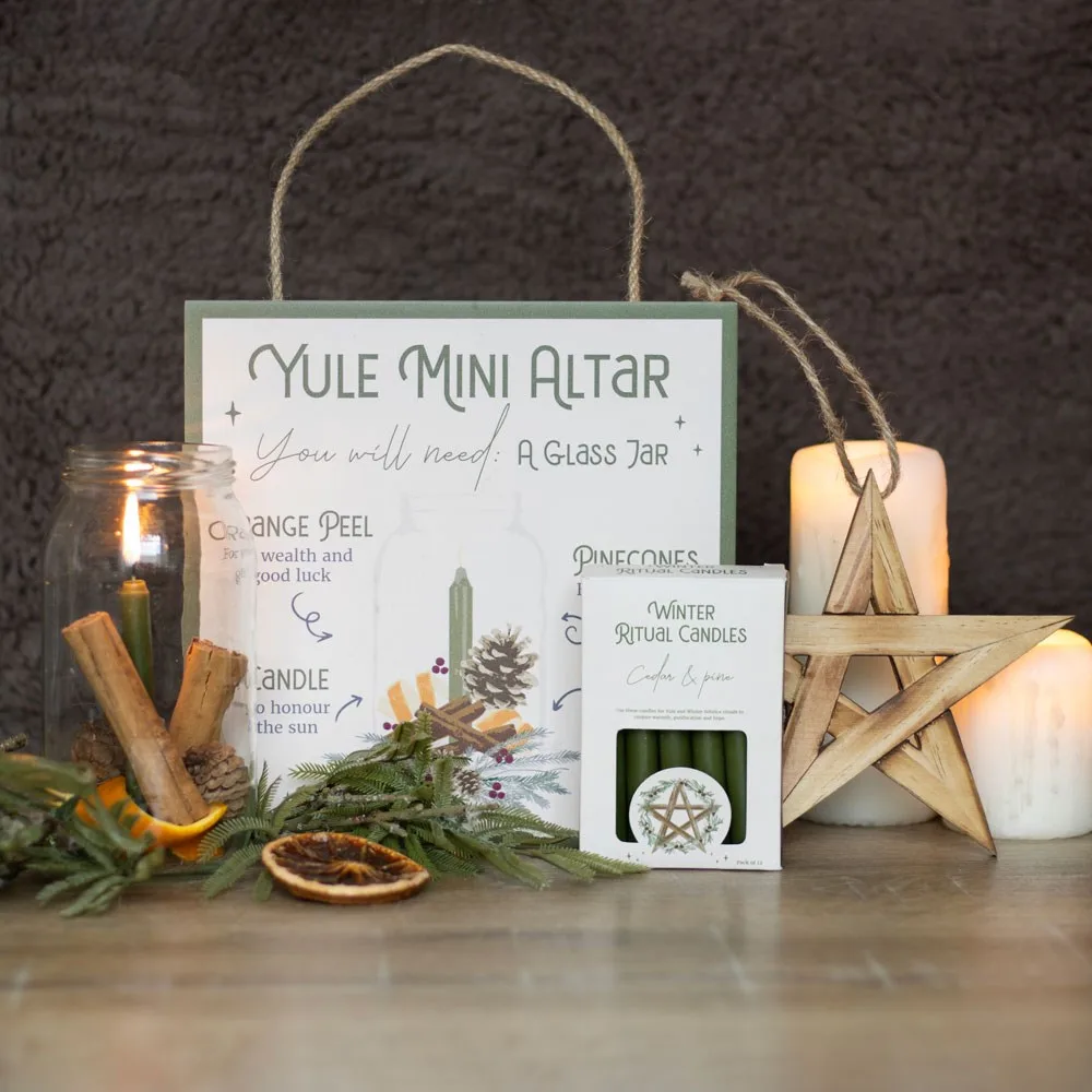 20cm Yule Altar MDF Hanging Sign - Image 5
