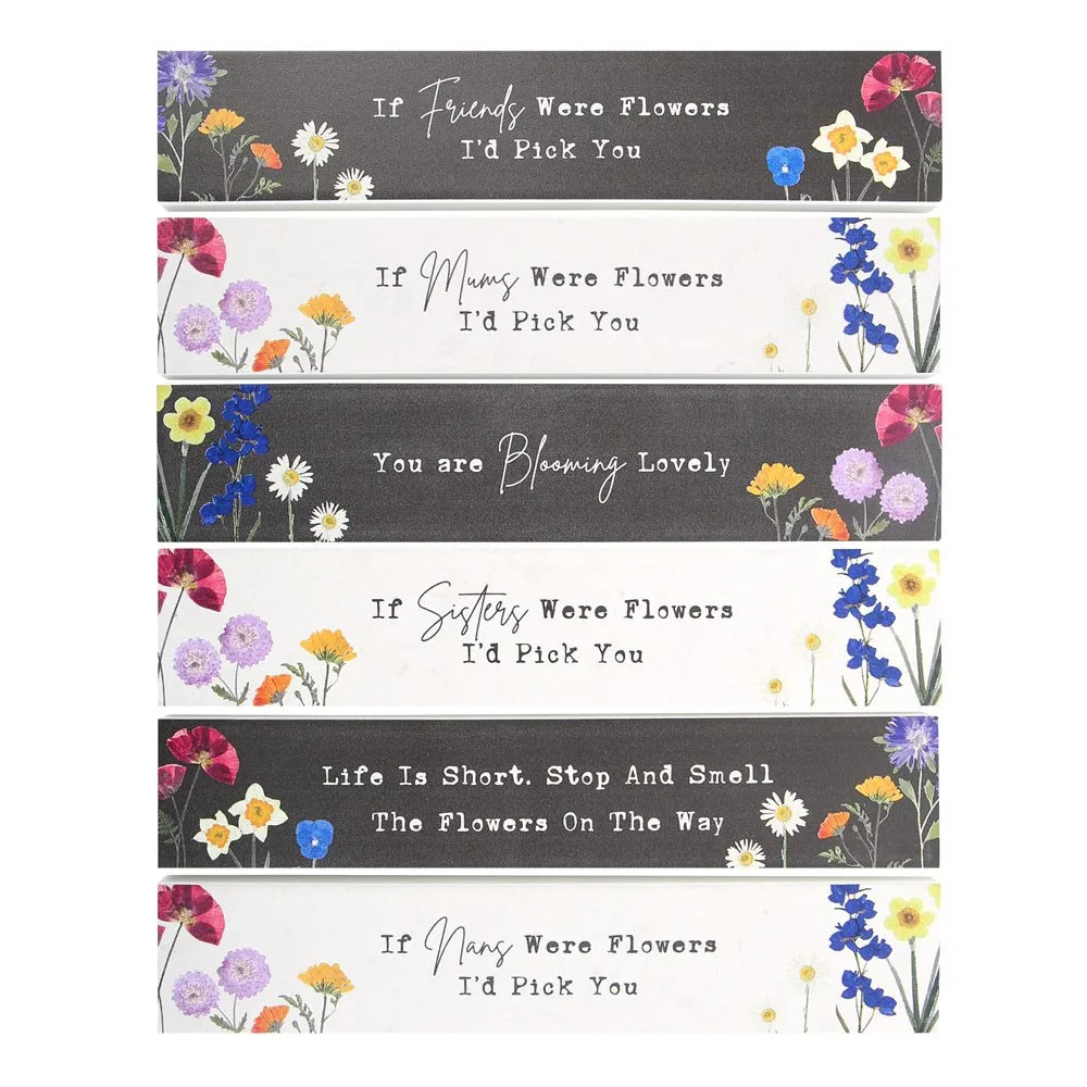 Set of 36 Wildflower Block Signs on Display, photo 3 of 5