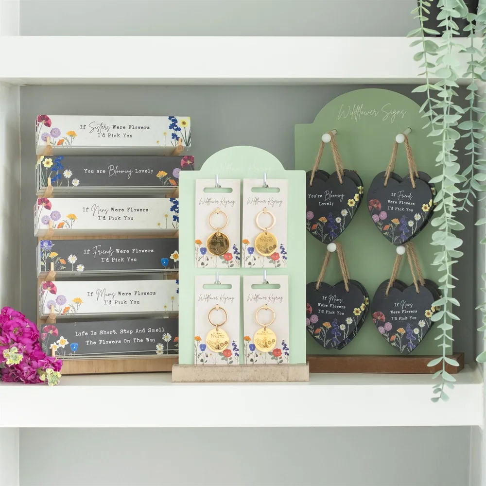 Set of 36 Wildflower Block Signs on Display, photo 5 of 5