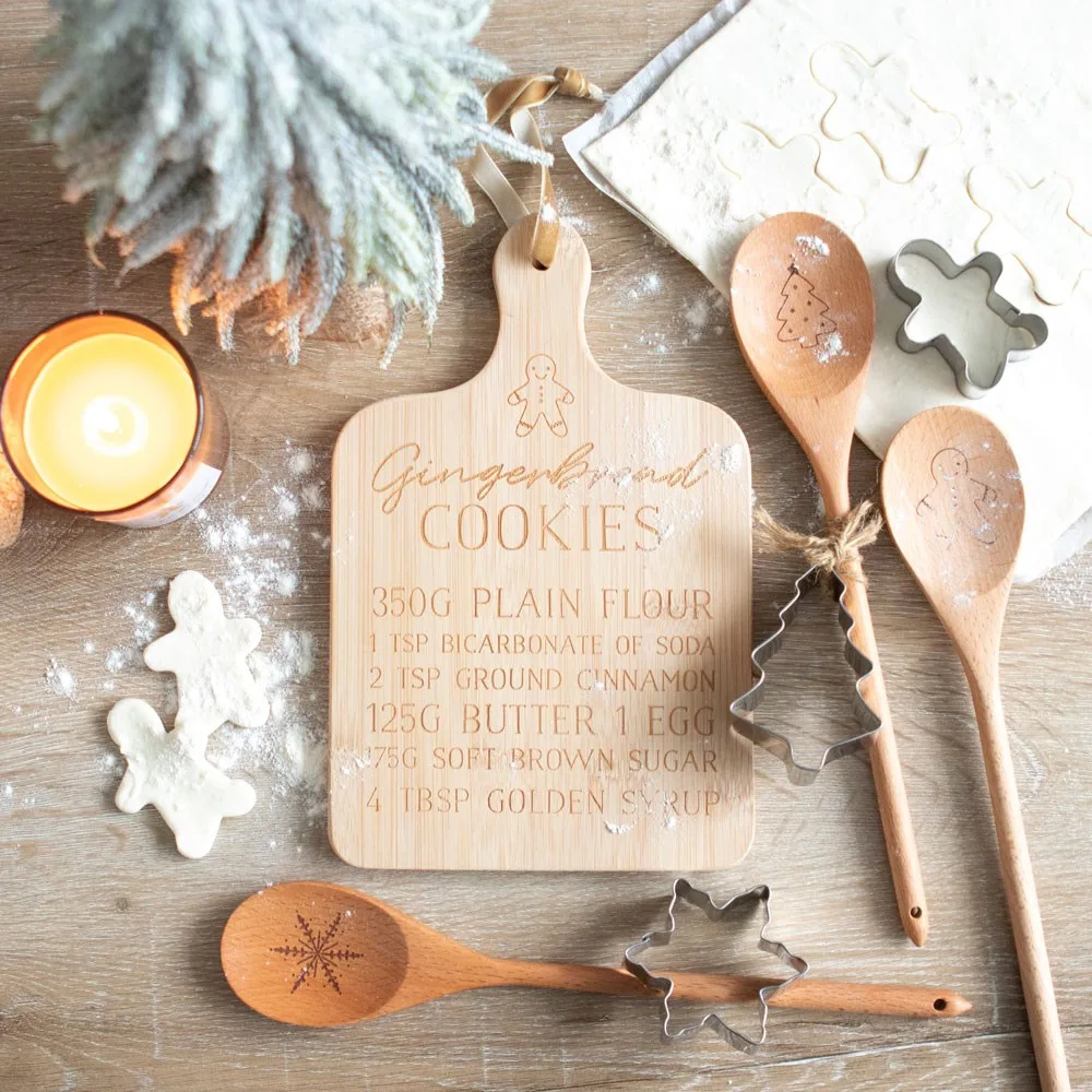 Snowflake Wooden Spoon Baking Set - Image 5
