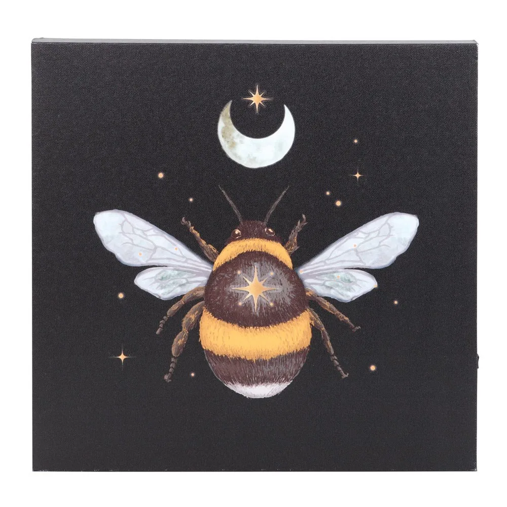 Forest Bee Light Up Canvas Plaque - Image 3