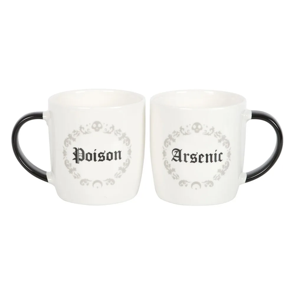Poison and Arsenic Couples Mug Set Poison and Arsenic Couples Mug Set