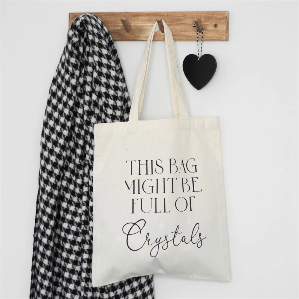 Full of Crystals Polycotton Tote Bag Full of Crystals Polycotton Tote Bag
