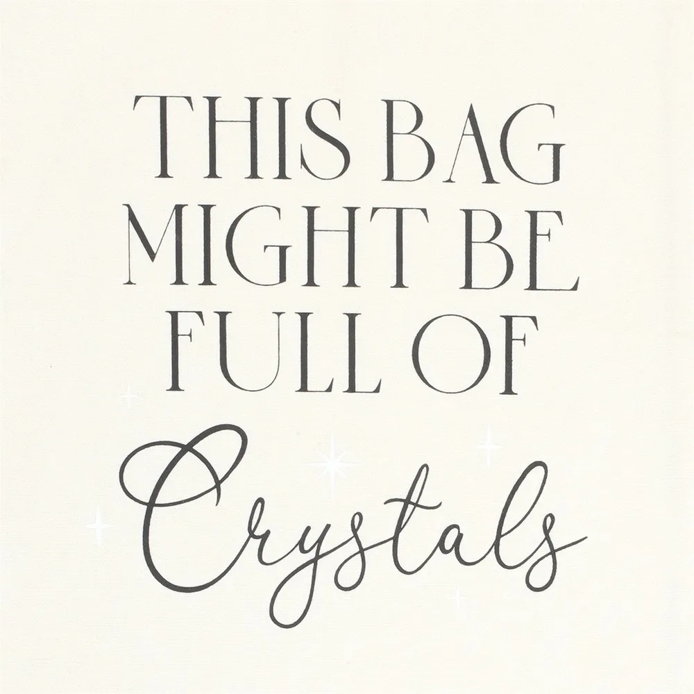 Full of Crystals Polycotton Tote Bag - Image 3
