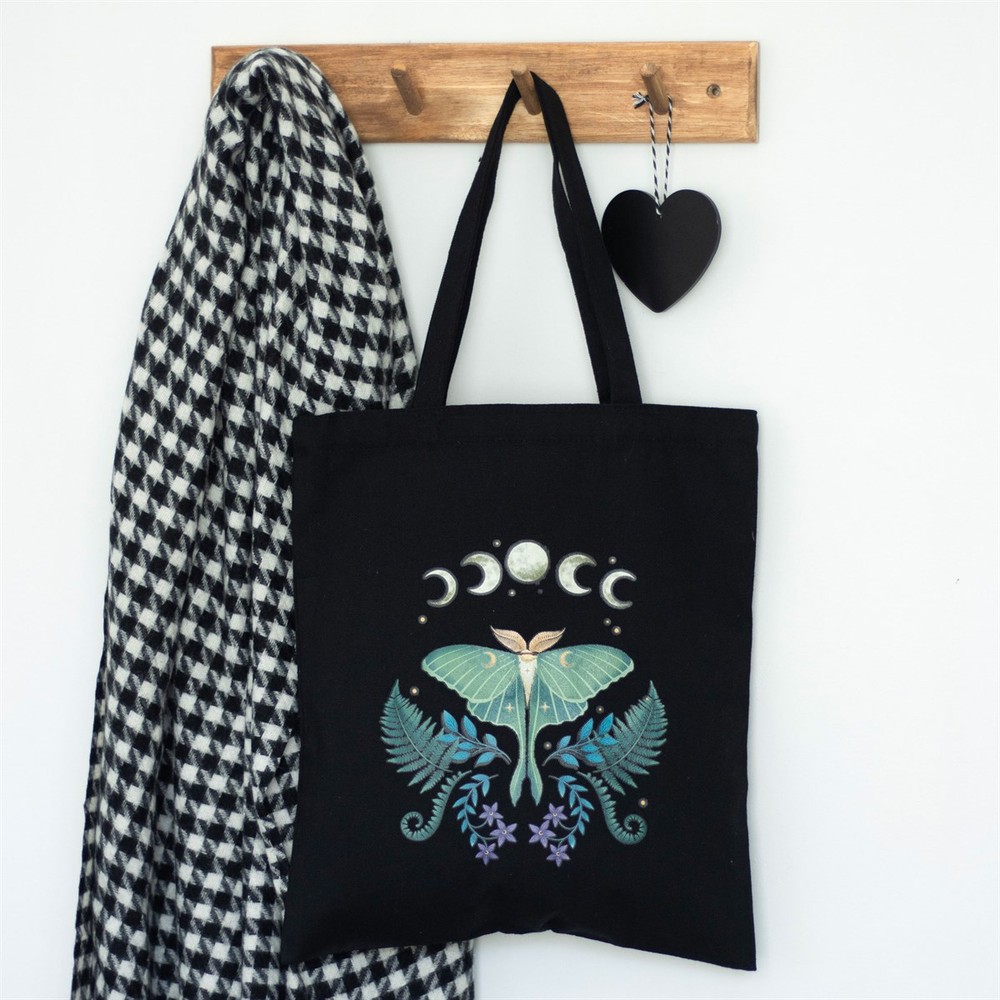 Luna Moth Polycotton Tote Bag Luna Moth Polycotton Tote Bag