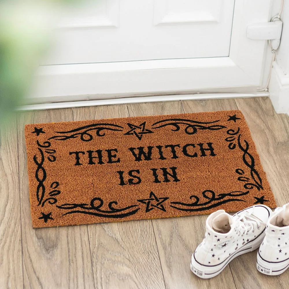 Natural The Witch Is In Doormat Natural The Witch Is In Doormat