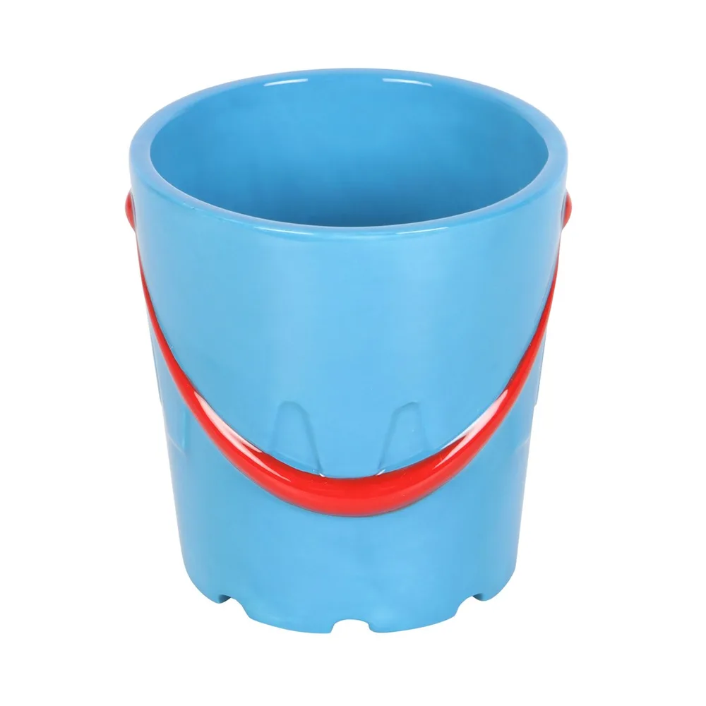 Bucket Shaped Ceramic Mug with Spade Spoon - Image 4