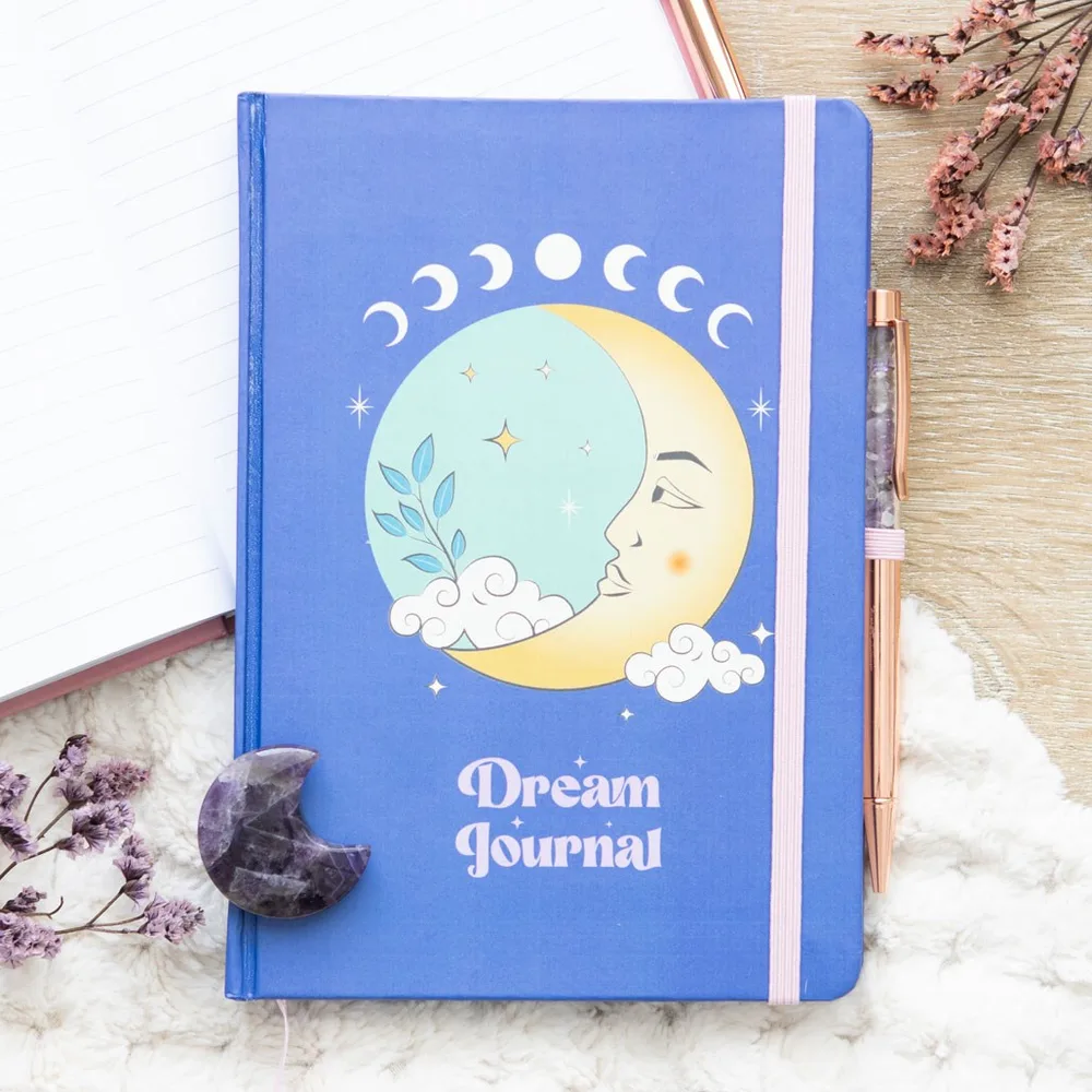 The Moon Dream Journal with Amethyst Pen The Moon Dream Journal with Amethyst Pen