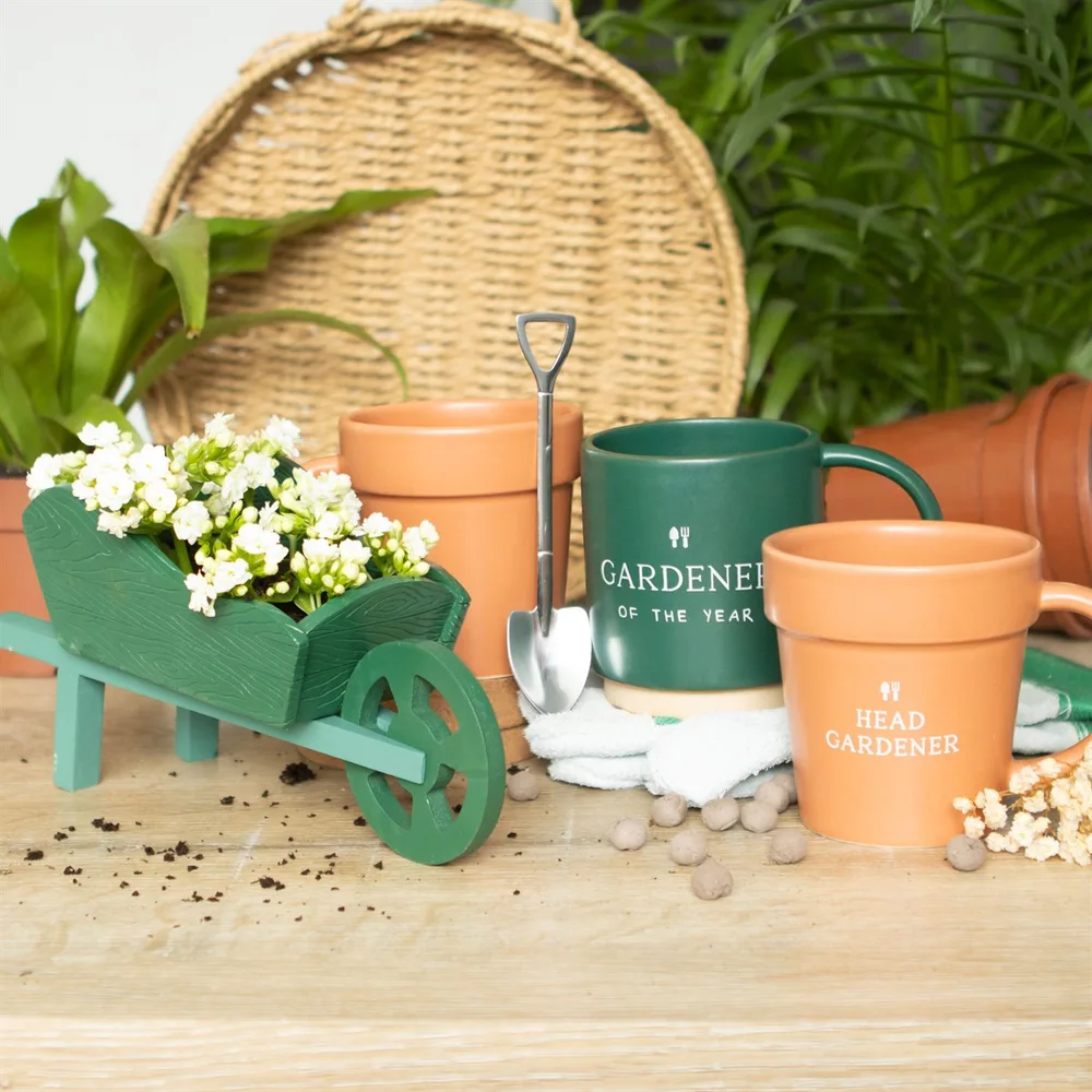 Plain Plant Pot Ceramic Mug and Shovel Spoon, photo 7 of 7