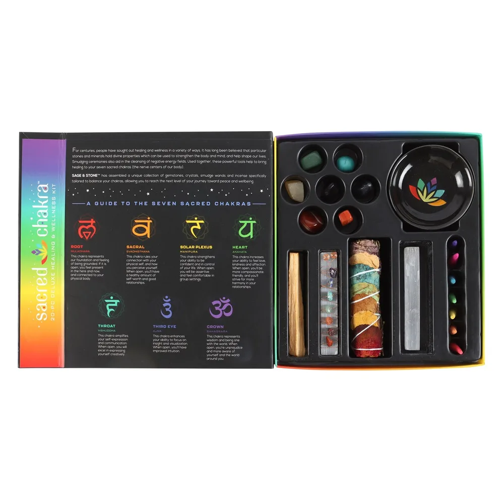Sacred Chakra Deluxe Healing and Wellness Kit - Image 4