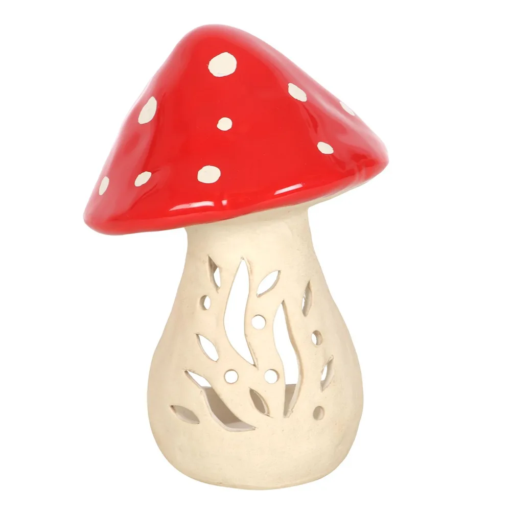 Ceramic Mushroom Tealight Candle Holder Ceramic Mushroom Tealight Candle Holder