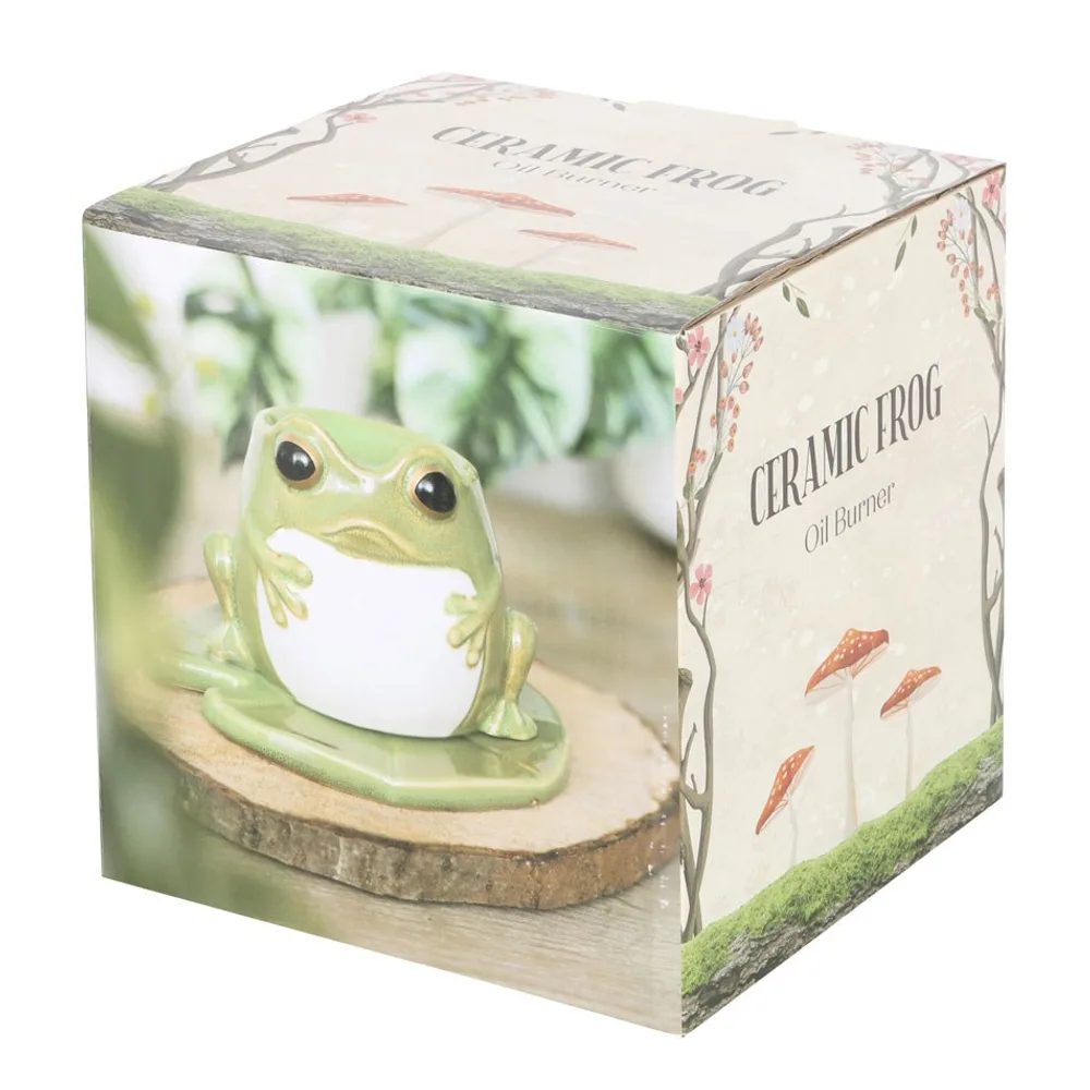 Frog Shaped Oil Burner and Lily Pad Plate, photo 6 of 6