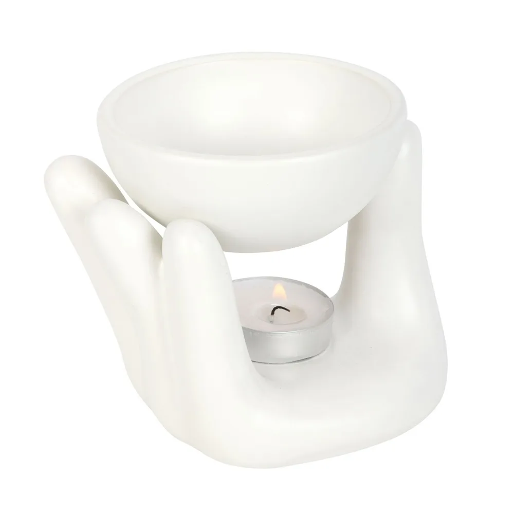 White Hand Ceramic Oil Burner White Hand Ceramic Oil Burner