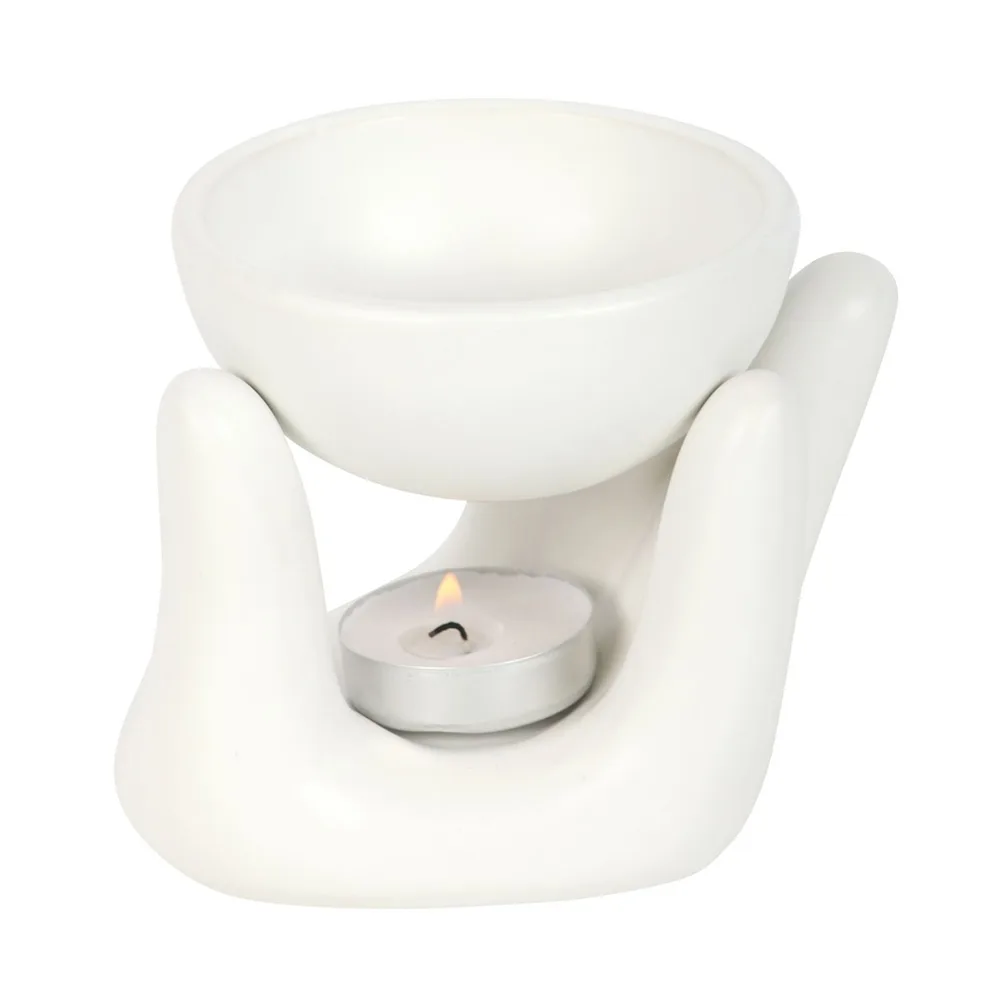 White Hand Ceramic Oil Burner, photo 2 of 5