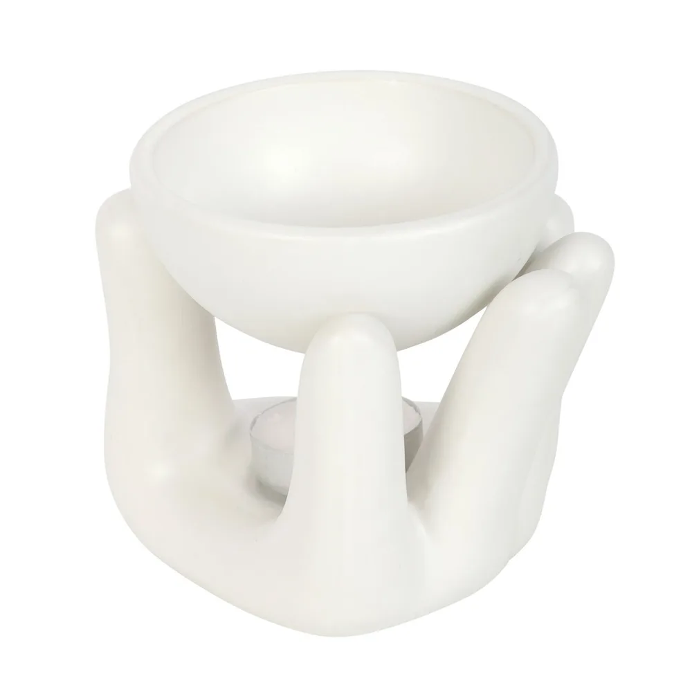 White Hand Ceramic Oil Burner, photo 3 of 5
