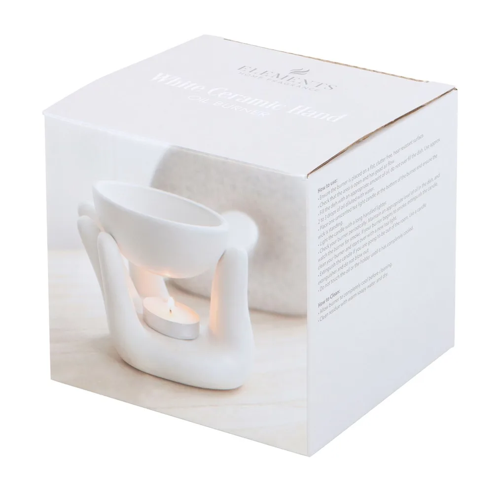 White Hand Ceramic Oil Burner, photo 5 of 5