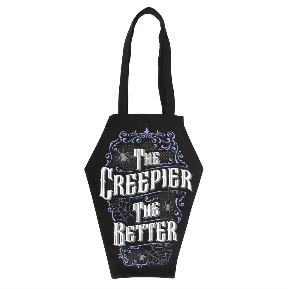 The Creepier the Better Coffin Shaped Tote Bag The Creepier the Better Coffin Shaped Tote Bag